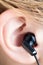 Ear with Earbud