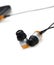 In ear headphone with mobile audio player