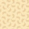 Ear of malt, corn, wheat seamless pattern. Repeating golden agriculture fiber. Repeated gold whole grains shape prints. Repeat