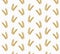 Ear wheat icons pattern.