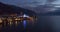 Earial view of montreux in winter