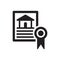 earl estate Agreement icon - property contract icon - estate certificate icon