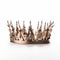 Earl-inspired 3d Printed Metallic Crown - Precisionist Art Style