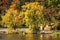 Early Autumn on Sheboygan River in Sheboygan Falls Wisconsin