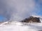 Early autumn snow in the mountains of Navarino island, Province of Chilean Antarctica, Chile