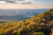 Early autumn view from Annapolis Rocks, on the Appalachian Trail in Maryland