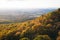 Early autumn view from Annapolis Rocks, on the Appalachian Trail in Maryland