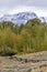 Early autumn Wyoming landscape, mountain