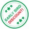 Early bird discount