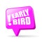 Early bird offer icon