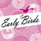 Early Bird Sale Logo Pink Ornate