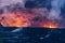 Early evening shot of two geothermal vents of KiÌ„lauea volcano_