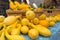 Early Golden Summer Squash at the farmers market.