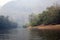 Early misty morning on the River Kwai