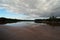 Early morning cloudscape over Eco Pond in Everglades National Park.