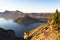 Early morning at Crater lake NP, Oregon.