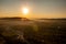 Early Morning Fog over a State College Sunrise