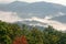 Early morning fog in the Smoky Mountains.