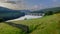 Early morning light on the Lady Bower Reservoir and Snake Road Bridge, Peak District, UK