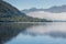 Early morning mist over lake Brunner