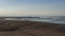 Early morning over the causeway to Holy Island of Lindisfarne, Northumberland