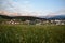The early morning panorama of the Å½abljak town and the Durmitor mountain