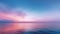 Early morning, pink sunrise over sea. Generative Ai