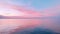 Early morning, pink sunrise over sea. Generative Ai