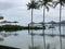 Early morning, pool in Thailand