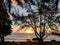 Early Morning Sunrise on Waimanalo Beach over ocean