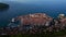 Early morning time lapse shot, Dubrovnik old city