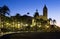 Early morning view of church. Sitges