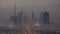 Early morning view of the Dubai skyline