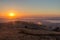 Early morning view from Mount Major at Dookie, Australia