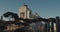 Early morning view of the Trajans Column and the National Monument to Victor Emmanuel II in Rome