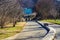 Early Morning Walkers, Runners and Bikers on the Roanoke River Greenway