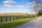 Early spring countrside landscape