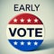 Early vote in the United States election