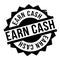 Earn Cash rubber stamp