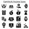 Earning , Money , income icon set