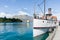 Earnslaw docked at Queenstown\'s Lake Wakatipu.