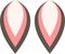 Earrings petal  shape Earrings template svg vector cutfile for cricut and silhouette