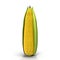 Ears of sweet corn isolated on white. 3D illustration