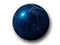 Earth blue sphere
