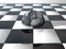 Earth on chess board