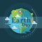 earth day design. Vector illustration decorative design