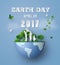 The earth day with family