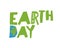 Earth Day Logo, 22 April. Vector design