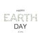 Earth Day Logo design. 22 April. Vector illustration composed from many ecology theme symbols