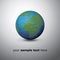 Earth Design Vector - Wounded Earth